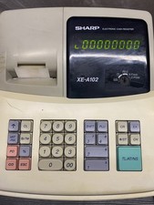 Sharp Cash Register XE-A102 White - Spares and repairs no keys 
