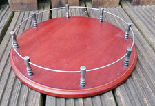 Vintage wooden round