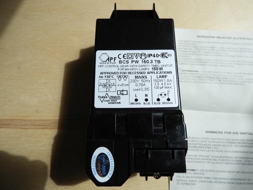 Apf bcs 150 tb - apf,