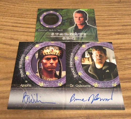 Stargate autograph - stargate, sg-1