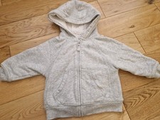 NEXT Grey Thick Hoodie Age 2-3 Years Boy Girl Unisex