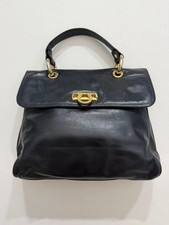 BALLY Vintage Black Leather