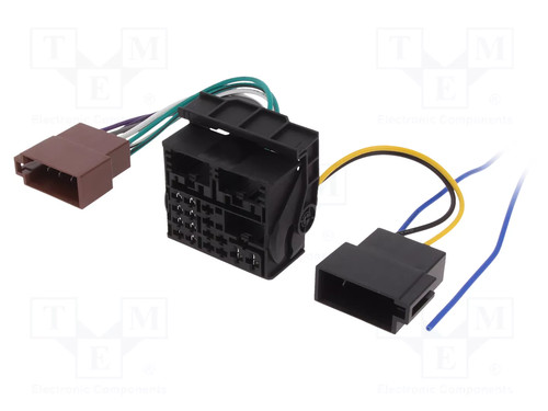 Radio iso quadlock connector - radio,iso,quadlock,