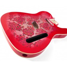 Telecaster Body Red Paisley