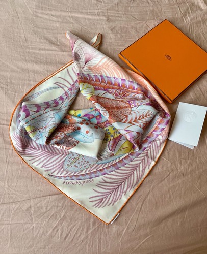Hermes plumes fete silk - fete,