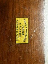 Parts missing 1915 Sikes