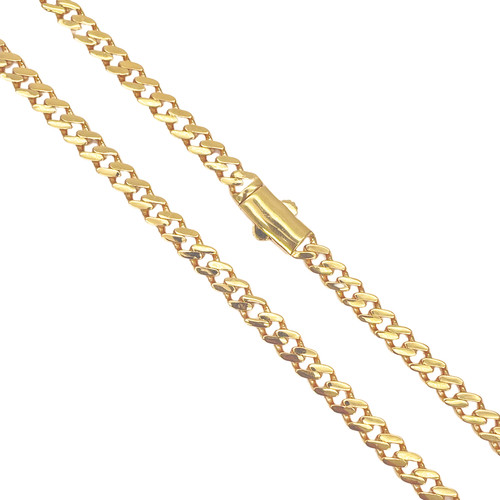 22ct gold cuban - cuban, link