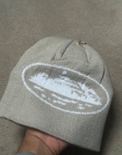 Cortiez Beanie Unisex In Grey And White  authentic trusted seller✅