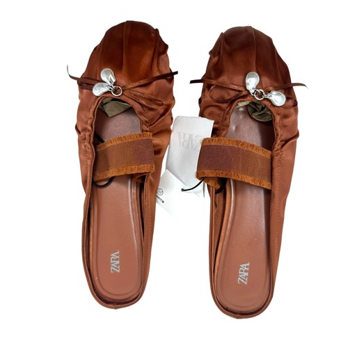Nwt zara satin mary - zara,