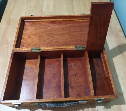 Vintage 1950s wooden barbers - vintage,