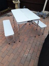 Regatta Folding Camping Pinic Table And Benches