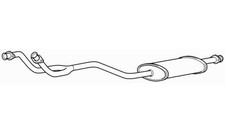 Front Exhaust Pipe & Silencer