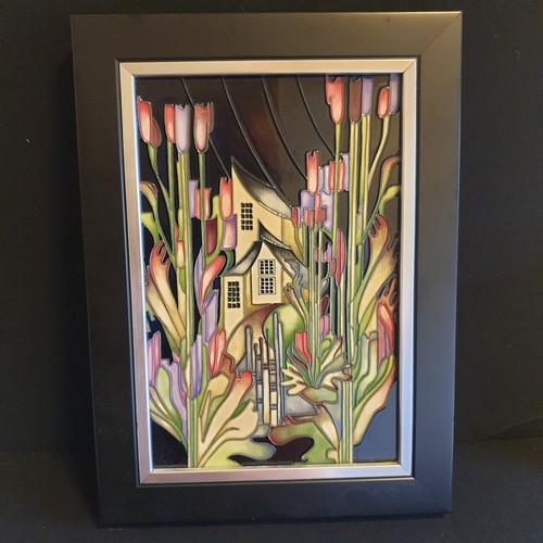 Rare moorcroft plaque - moorcroft, of