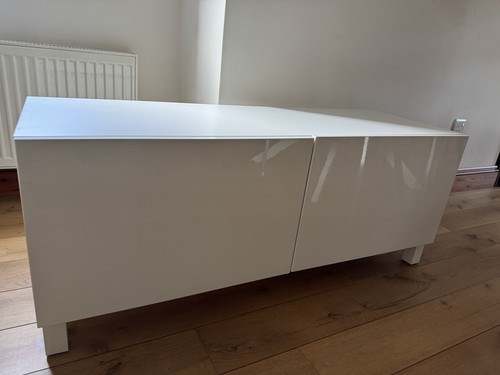 Ikea besta unit white - tv, white,