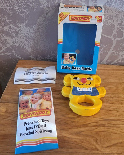 Matchbox baby bear rattle - matchbox,