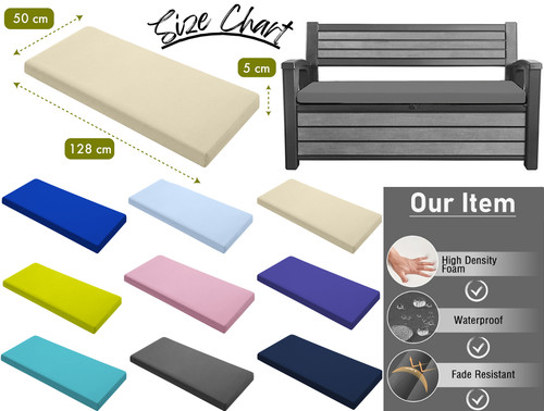 Outdoor garden bench seat pad - outdoor,