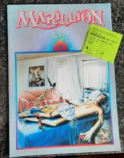 Marillion Fugazi 89 Tour Programme PLUS ticket