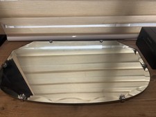 VINTAGE CUT CORNER FRAMELESS BEVELLED EDGE MIRROR