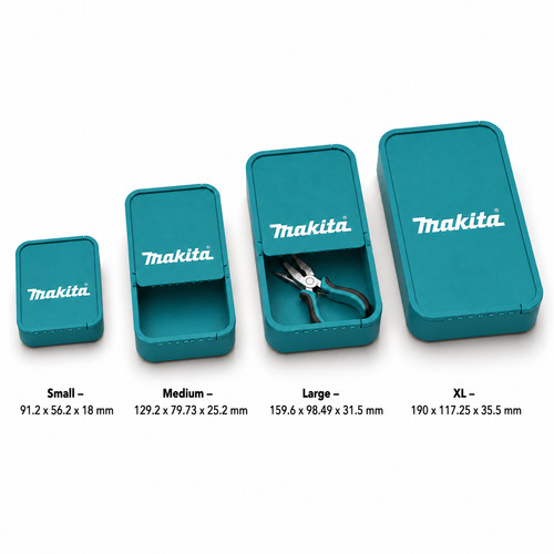 Makita sliding storage - storage, lid