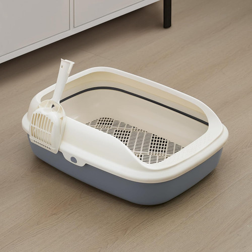 Jumbo cat litter tray with - cat,