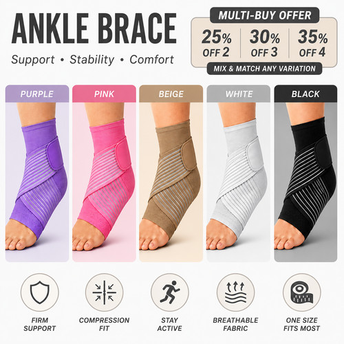 Ankle brace compression - ankle,