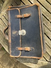VINTAGE LEATHER GOVERNMENT ISSUE ATTACHE CASE/DOC BRIEF CASE used original