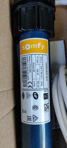 Somfy oximo rts motor - somfy,
