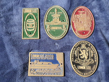 NARROW BOAT IWA BRASS PLAQUE