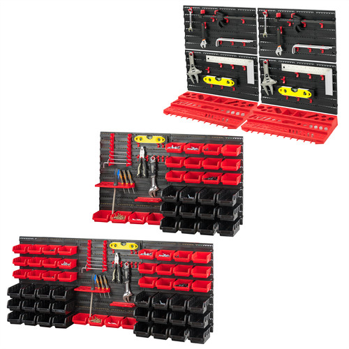 Wall mounted tool peg board - mounted,