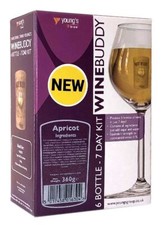 WINEBUDDY Apricot Fruit Wine Kit - 6 Bottles in 7 Days - Young's Home Brew