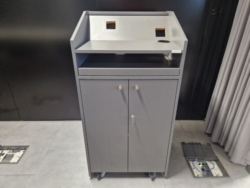 Lectern stand lockable mobile - stand,