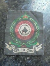 HOLLINGWOOD DOG TRAINING SOC ESPRITE DE CORPS SEW ON PATCH VINTAGE