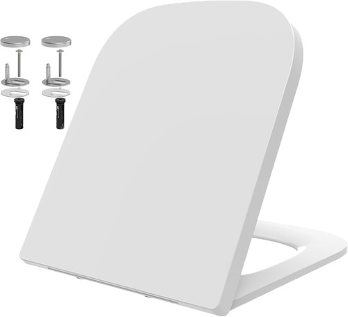 Soft close square toilet - square,