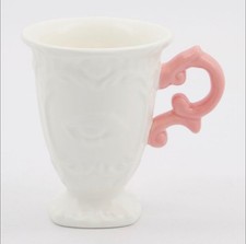 SELETTI White & Pink Mug Fine