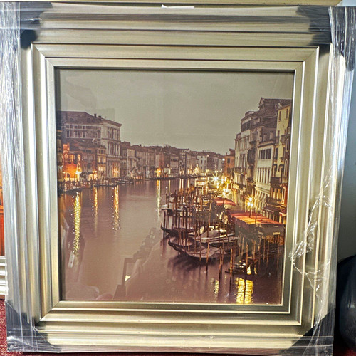Venice canal cityscape night - canal,