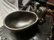 Cast Iron Outdoor Detachable Sink / Bowl Cleaned To A High Standard Antique