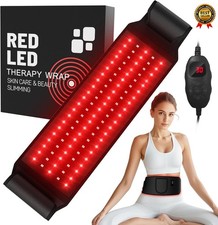 Near Infrared Red Light Therapy Waist Wrap Pad Belt Reduce Fat For Pain Relief