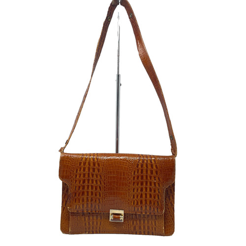 Vintage genuine crocodile skin - genuine,