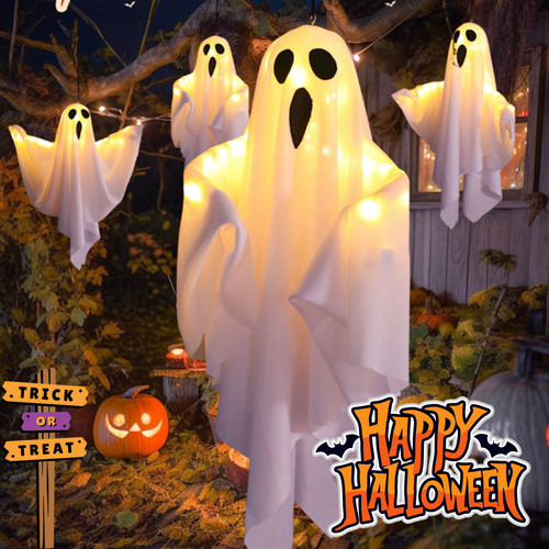 Halloween glowing ghost light - ghost,