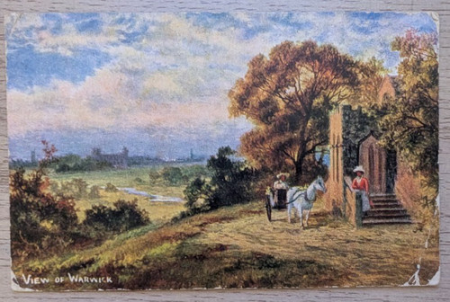 Vintage postcard view - vintage, of