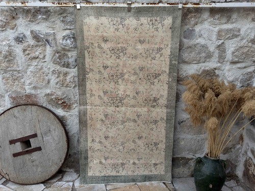 Muted floral turkish rug - floral, in