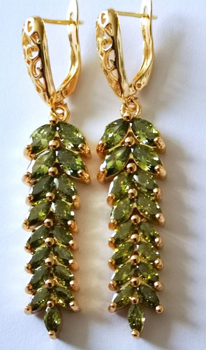 Beautiful green peridot - green, colour