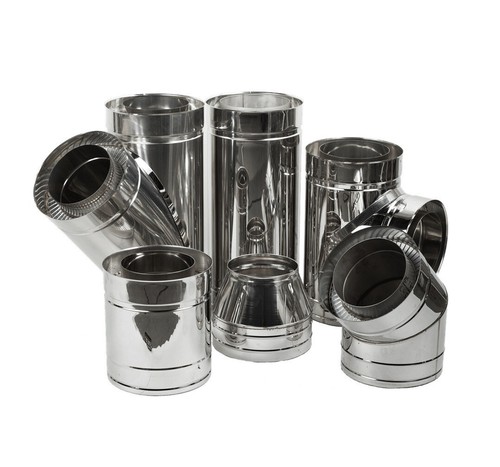 Flue liner twin - twin, wall
