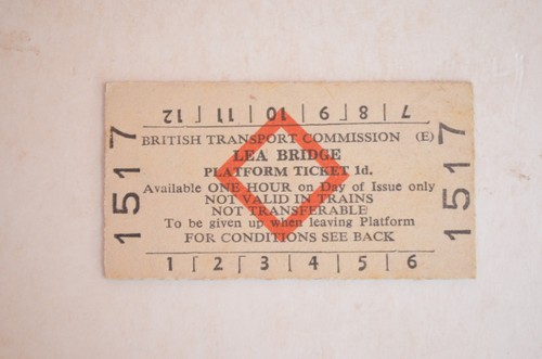 Railway platform ticket btc - platform,