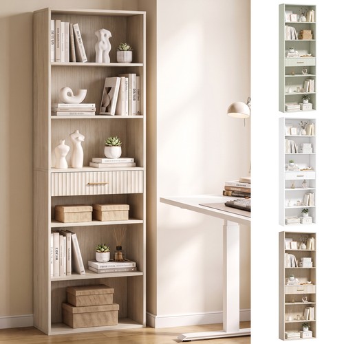 Tall bookcase with cubes - bookcase,