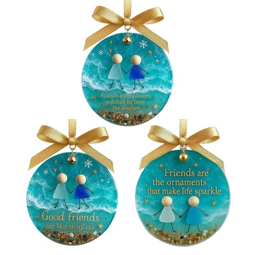 Friendship sea glass christmas - sea,
