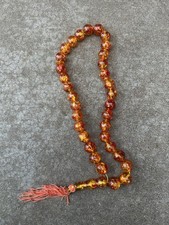 Amber Orange Prayer Beads