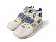Youth NIKE Air Huarache Retro White Blue 305103-101 Sneakers UK 5.5 SB4
