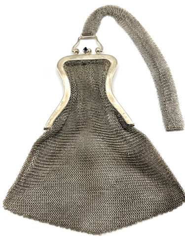 Antique 800 silver - antique, mesh