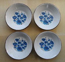 MIDWINTER STONEHENGE SPRING 16cm WIDE SOUP / CEREAL BOWLS X4